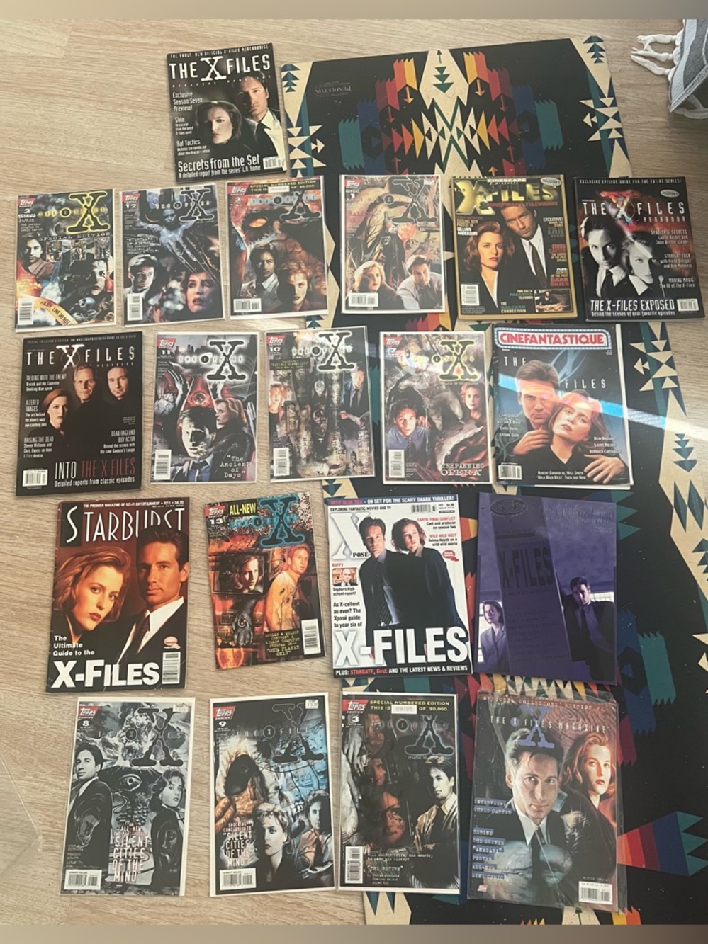 Vintage 90s The X-Files Comics Magazines Topps Official Guides Special Editions